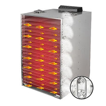 HQHAOTWU 20-Layer Stainless Steel Food Dehydrator Silver
