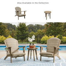 Signature Design by Ashley 1-Piece Wicker Adirondack Chair, Beige