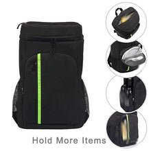 WJJDLLNP Night Insulation Cooler Backpack 30L Reflective Strap Thermal Bag Men Large Capacity