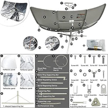 Brennstofffreier Solarkocher, 1800 W Konzentrierender Solarkocher Solarkocher Sonnenofen Outdoor-Ofen 1,5 M Durchmesser Parabolischer Brennpunkt Temperatur: 700–1000 ° C Für Outdoor-Wander-Picknick