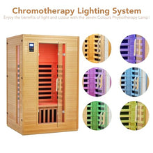 Garvee 2024 Upgrade 2 Person Infrared Sauna Wood