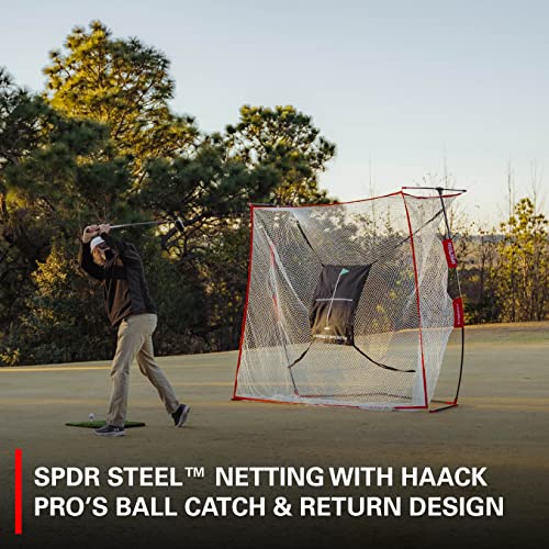 Rukket Sports Haack Golf Net Pro 9x7x3ft | Indoor & Outdoor Practice Driving | Swing Training Aids by SEC Coach Chris Haack
