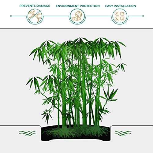 DeepRoot Water Barrier Bamboo Garden Barrier 36" x 100' Roll Black