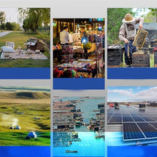 KZZAAO Single Crystal 100W Solar Panel, Solar Cell Panel, Photovoltaic Power Generation System, 12V24V Household