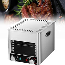 Electric Broiler, Electric Steak Broiler, 1472°f Stainless Steel Steak Cooker Time Temperature Adjustable, Electric Grill for Beef Chicken Vegetables,A