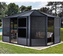 Sojag Outdoor 12' x 12' Charleston Solarium Outdoor Sunroom with Mosquito Nets