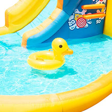 BANZAI Duck Blast Inflatable Water Park with Waterslide and Water Cannon Multi