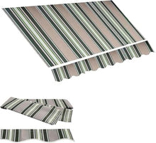 GJZDPMY Retractable Patio Awning Fabric Replacement - Waterproof Polyester Canopy Cover for Outdoor Umbrellas Door and Window Shades Sun Protection Tarp for Patios