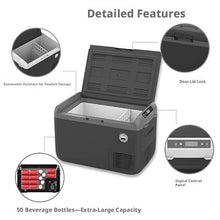 AWMGPDDBTO Mini Fridge Portable Car Refrigerator, 30/40/50L