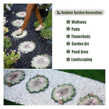 Garden Stepping Stone,Decorative Stone for Garden, Flower Bed Lawn Path Stepping Stone, Walking Stone for Landscaping