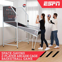 ESPN Indoor Basketball Arcade Game Premium Black/Red/White