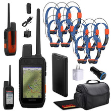 Garmin Alpha 300i Handheld Dog Tracker & Training System Bundle with 10x Alpha T20 Collar Black