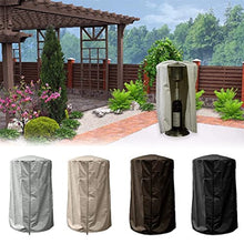 Garden Heater Cover Oxford Silver Coated Waterproof Fabric Courtyard Heater Cover Patio Heater Cover Outdoor Awnings (Color : White-Patch Five-Pointed star4) (D)