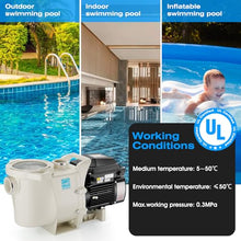 iLiving ILG8PP390-VS Variable Speed In-Ground and Above-Ground Swimming Pool Pump, 3.9HP