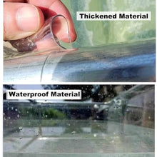 MUHM Pool Above Ground, Transparent Canvas Pool, 1.3mm Thick Clear PVC Children's Pool, Easy to Observe for Emergency Water Tank Koi Breeding, Customizable Size (Color : Clear, Size : 120X80X60CM)