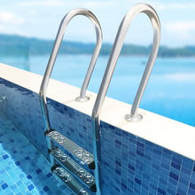 Underground Swimming Pool Ladder, Pool Equipment Climbing Ladder, 250kg Load Capacity, Suitable for Spas and Water Parks(3 Steps)