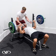 Valor Fitness Olympic Bench with Spotter Metallic Grey and Black