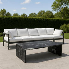 Meridian Furniture 376White-S150A Nizuc Collection Modern | Contemporary Outdoor Patio Modular Sofa