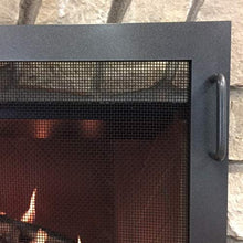 Design Specialties Fireplace Screen Pond Design (Textured Black, Large)