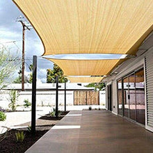 Tarps,Shading Net Outdoor Garden Courtyard Party Sun Protection Awning 95% Rectangular Sand Ventilation Sand 4.0M X 5.0M Rectangle Shade Sail/Yellow/2X5M (Yellow 4X5M)
