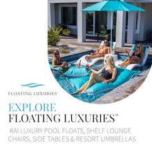 Floating Luxuries Kai Shelf Lounger Set of 2 Arctic White