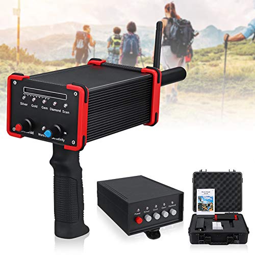 DFEDHF Lightweight Metal Detector with All-Metal, Detecting with High Sensitivity, Gold Silver Gem Diamond Metal Detector Handheld Long Range Underground