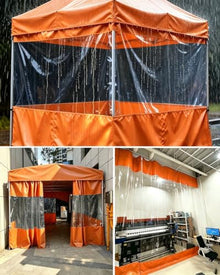 Industrial Garage Screens, Grommets & Cord, Waterproof Outdoor