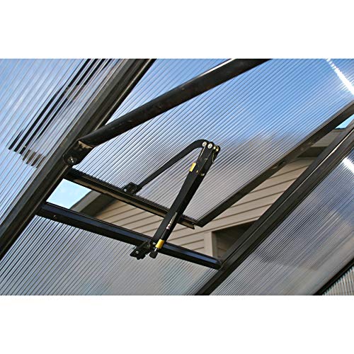 Riverstone Industries Monticello (8x4) Black Premium Greenhouse Clear