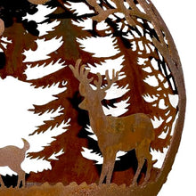 Esschert Design FF1011 Wildlife Fire Sphere, Rust Metal Finish - Large