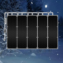 Heated snow and ice melting stair mats, outdoor heated snow and ice melting door mats, winter sidewalk heated outdoor mats, winter de-icing and ice melting products, anti-slip design(5 Pcs,25.4x120cm/