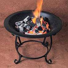 Fire Pits Outdoor Wood Burning Outdoor Fire Pit with Mesh Screen & Poker Portable Wood Burning Firepit Bowl for Outside/Patio/Backyard with Cover BBQ Cooking for Outside Camping Backyar