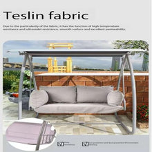 KJLYLPP Outdoor Balcony Rocking Chair, 2-Person Outdoor Patio Swing Chair, Simple Waterproof Sunscreen Courtyard Hanging Sunshade, for Garden, Balcony, Backyard