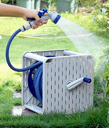 Wall-mounted Hose Cart Set, Garden Spray Gun Watering Hose Reel, Portable and Mobile, Very Suitable for Garden Watering
