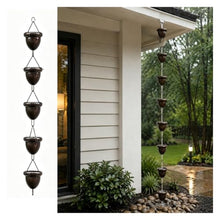 RNLFSP Customised Aluminum Rain Chain with Acorn Design, All Weather
