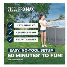 Bestway Steel Pro MAX 18' x 9' x 48" Above Ground Pool Set with Pump