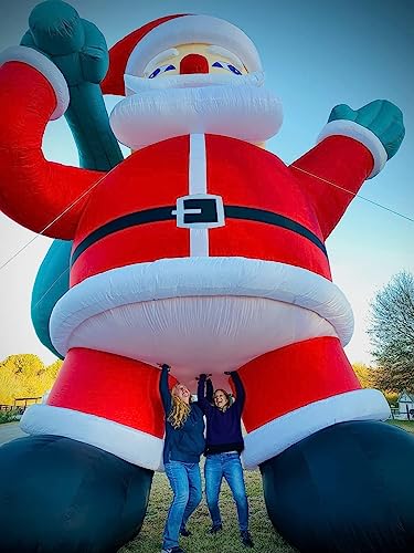 TKLoop Giant 26Ft Inflatable Santa Claus Red