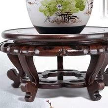 QUANGJN Pcs Plants Saucers Elm Base Round Solid Wood Potted Vase Crafts Ornaments Fish Tank Flower Bonsai Bracket Bottom Bracket Plant Pot Saucers,