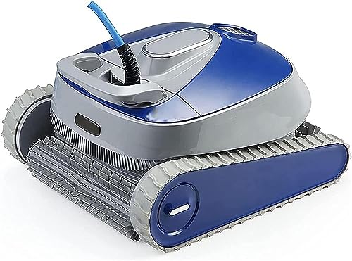 KANGJIEM Automatic Robotic Pool Cleaner with Large Capacity Top Load Filter Basket,Cordless Pool Vacuum, Robotic Pool Cleaner, with Updated Battery Ideal for Pools up to 50 Feet.