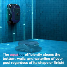 BWT AQUABOT Cordless Robotic Pool Cleaner, Automatic Pool Vacuum Robot with Dual Radar AI Path Planning, Wall & Waterline Scrubbing, 3-Hr Battery Runtime, for Inground & Above Ground Pools Up to 50ft