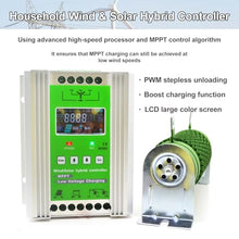 pealiritansemen 1000 W Wind Solar Hybrid Charge Controller, Wind Solar Boost Charge Technology, Automatic Control of Charging and Discharging, for Factories, Power Plants, Landscape Islands,12V