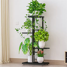 iumLeap Flower Stand 4 Tier Plant Stand Multiple Flower Pot Holder Shelves Planter Rack Storage Organizer Display, Gris-43x22x82cm