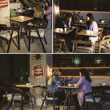 JOSOGO Outdoor Cafe Bistro Table and Chair Set, Metal Round Dining Set for Coffee Shop, Commercial Restaurant Furniture for Dessert Shop Patio,Bar BBQ Hotpot Seating(S)