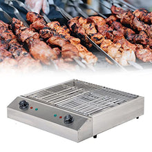 TYYMLY Electric Smokeless Portable BBQ Barbecue Grill Indoor Cooking Grill with Water Filled Drip Tray & Temperature Control-Safe Griddle for Indoor & Kebab Grill(B)