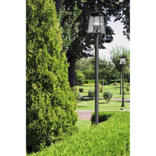 Z-Lite Rainer 4 Light 119" Tall Post Light Black