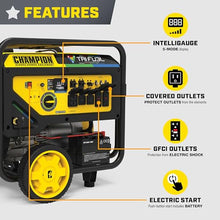 Champion 16,875-Watt Electric Start Tri Fuel Home Backup Portable Generator