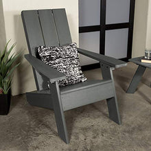 Highwood Italica Modern Adirondack 4pc Set, Coastal Teak