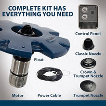 Airmax EcoSeries Floating Fountain Kit, 1/2 HP, 100' Power Cord
