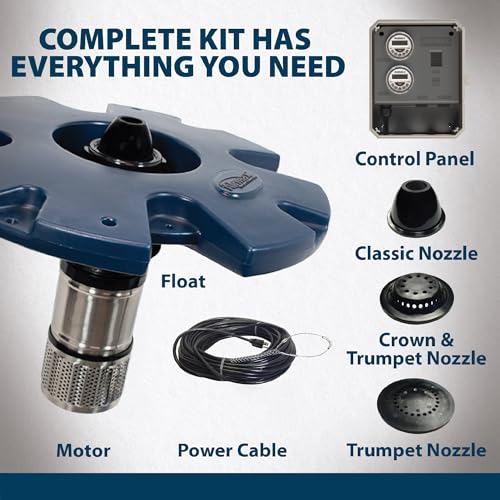 Airmax EcoSeries Floating Fountain Kit, 1/2 HP, 100' Power Cord