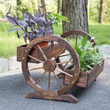 x3anggyt5 Planter Wooden Patio Garden Decorative Planting Pot Outdoor Balcony Solid Flower Box Multi-Layer Planter Stand Garden