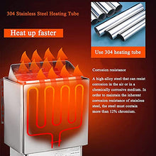 XQZMZSCP Home Sauna,Sauna Room Electric Sauna Heater External Control Sauna Stove Wet Dry Sauna Spa 2 Working Modes Temperature Sensor (3kW)